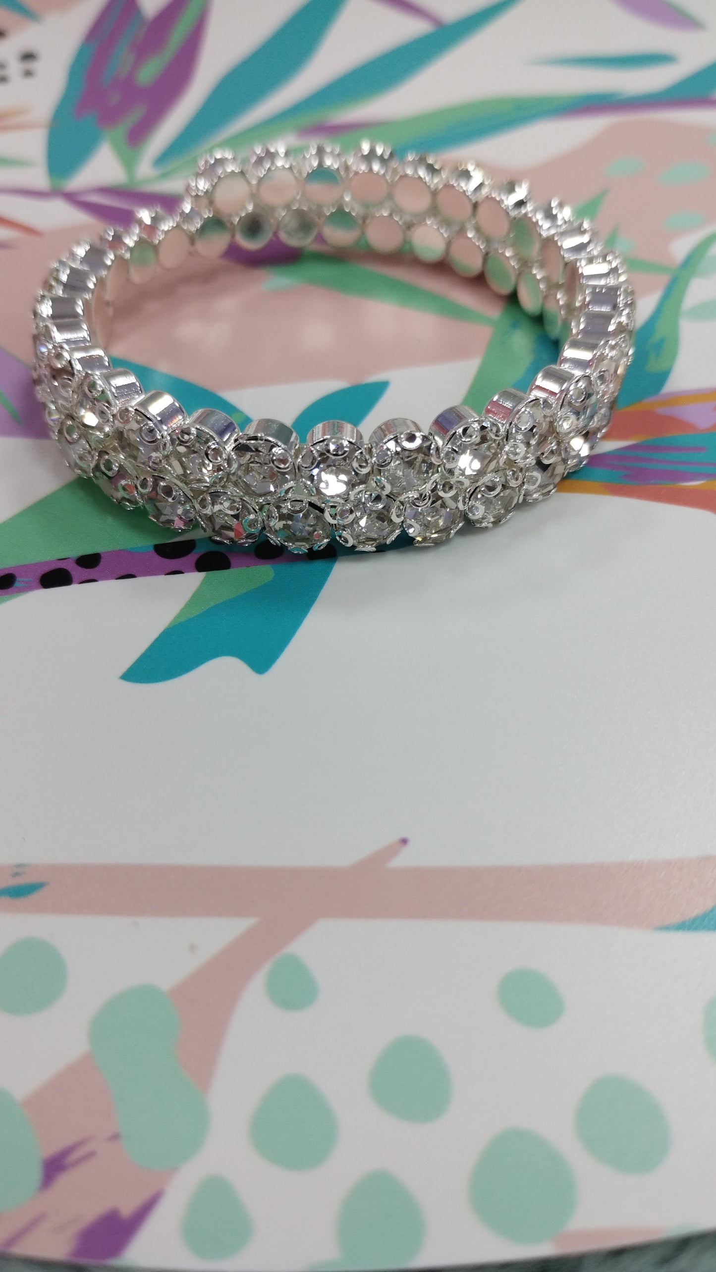 Pulcera con diamantes