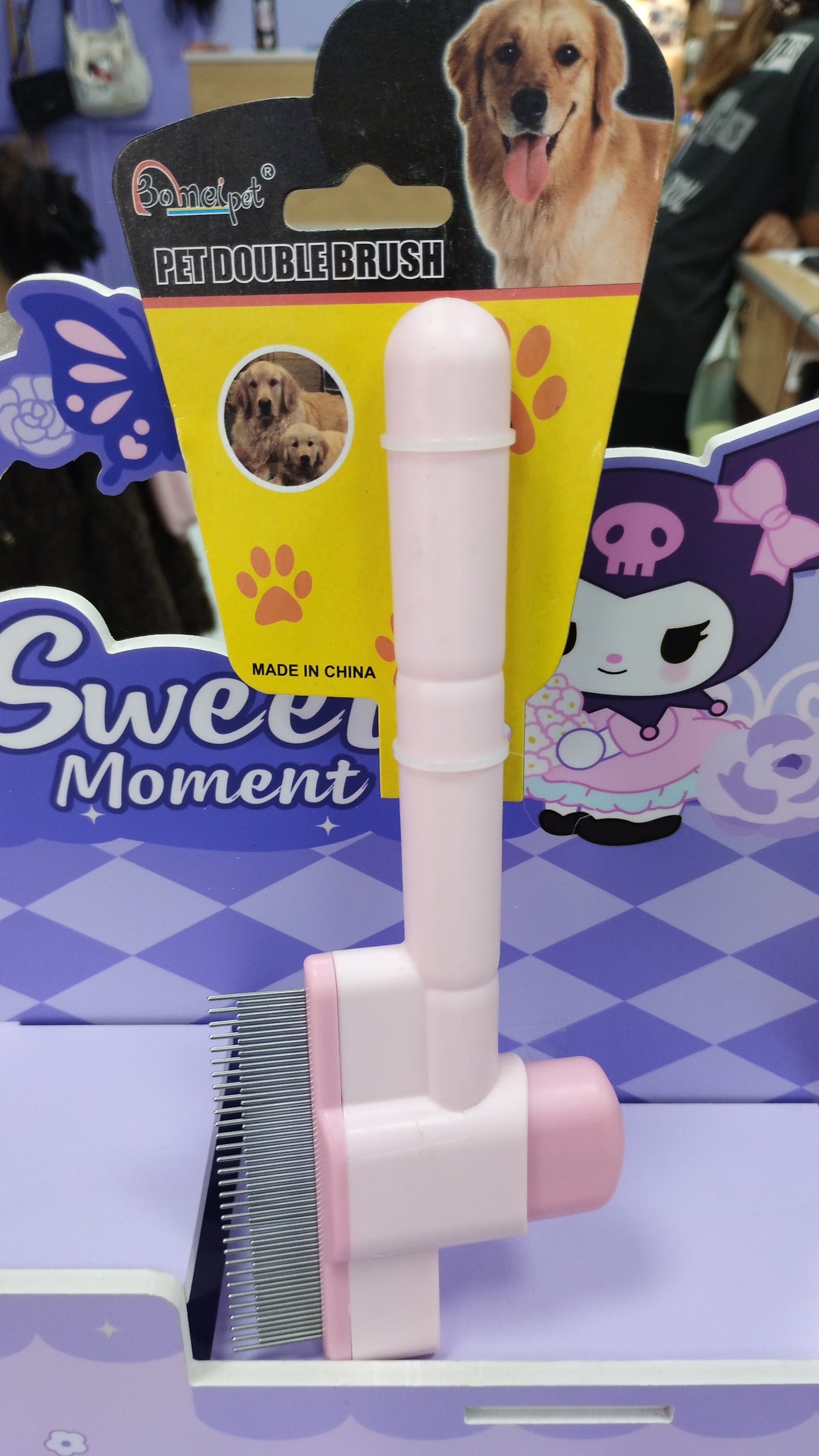 Cepillo autolimpiante de doble cara