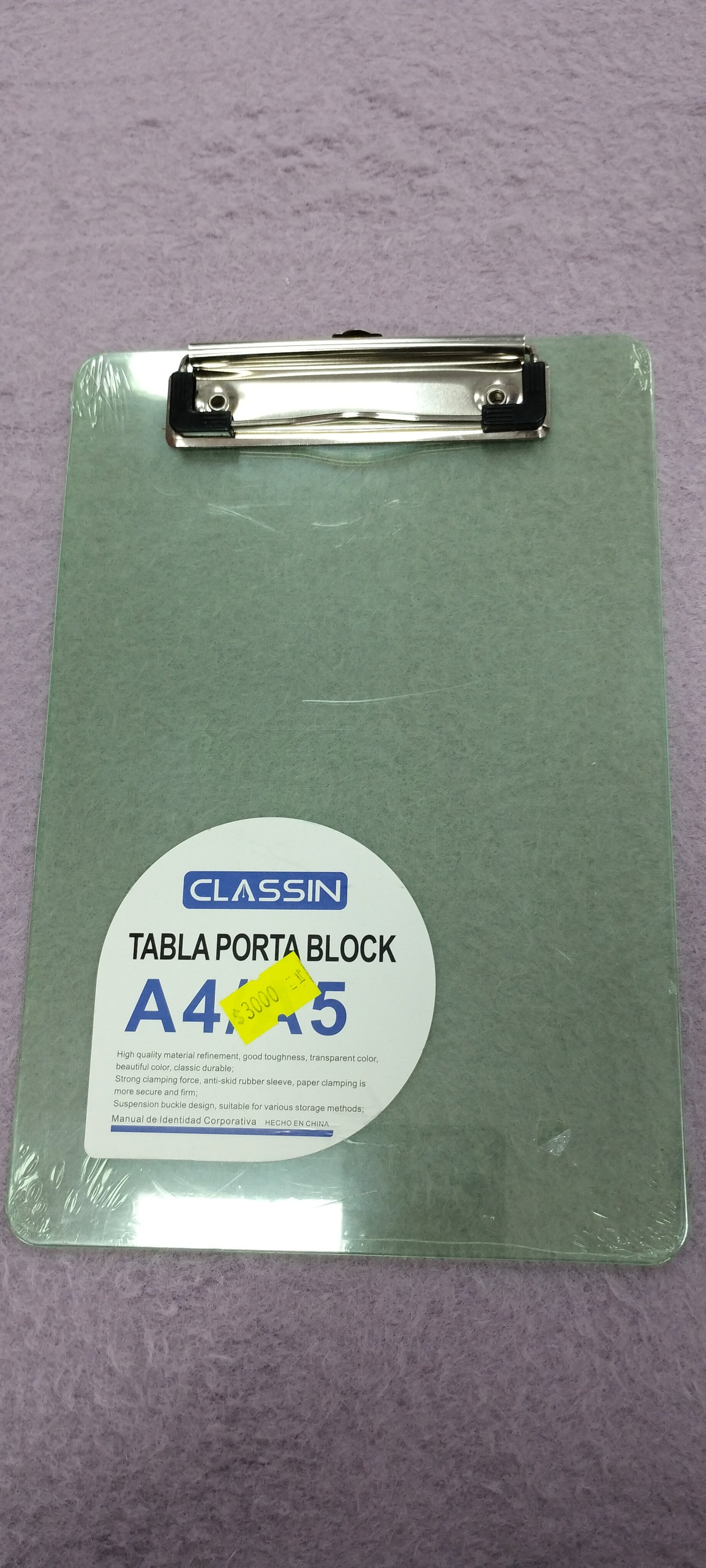 Tabla porta block