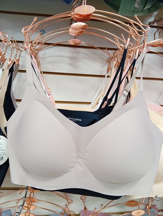 Corpiño con almohadilla. Talle: M, XL, L.