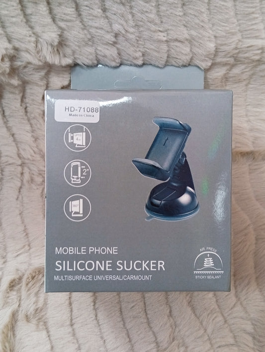 Mobile phone silicone sucker