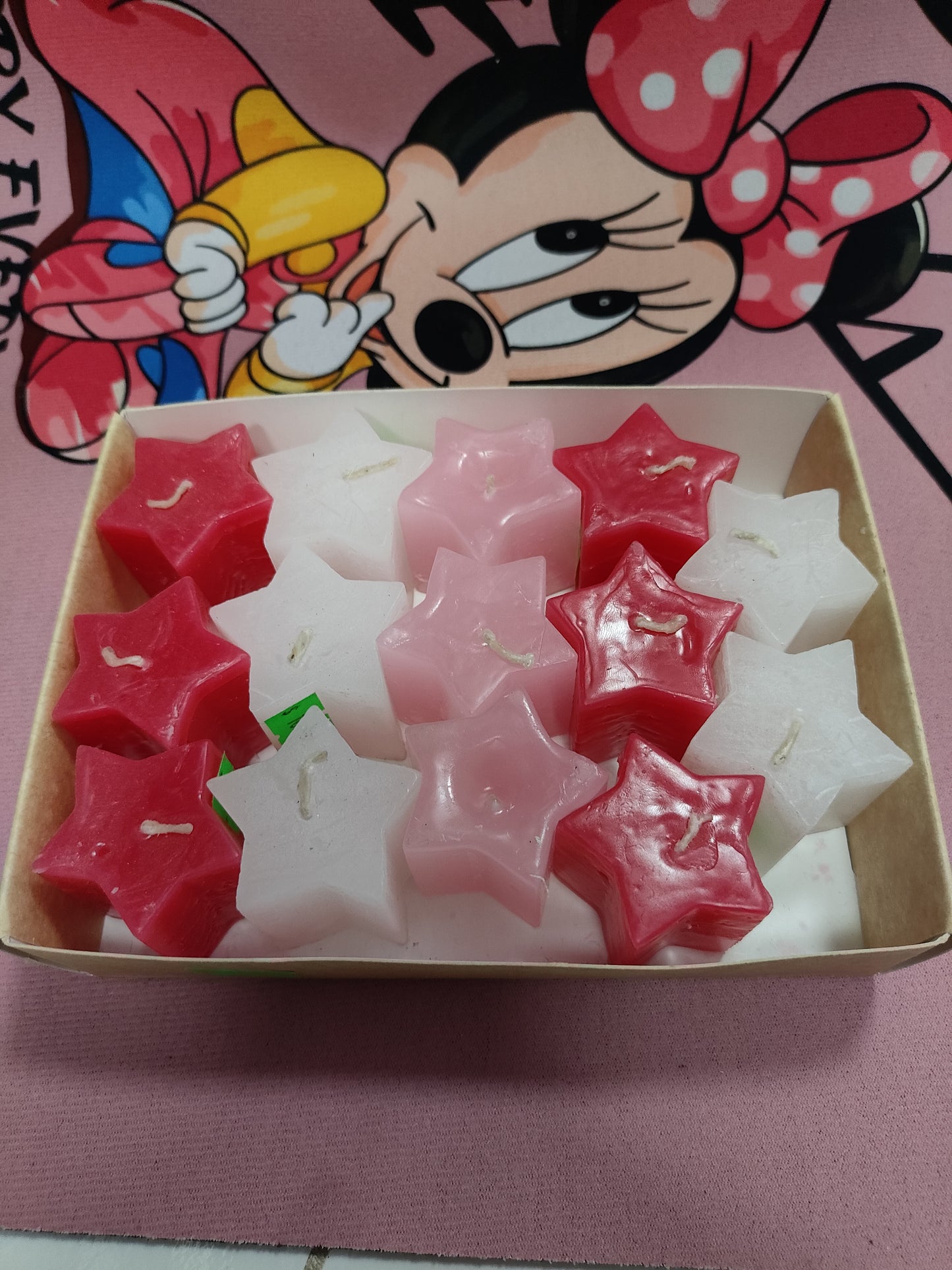 Velas con forma de estrella