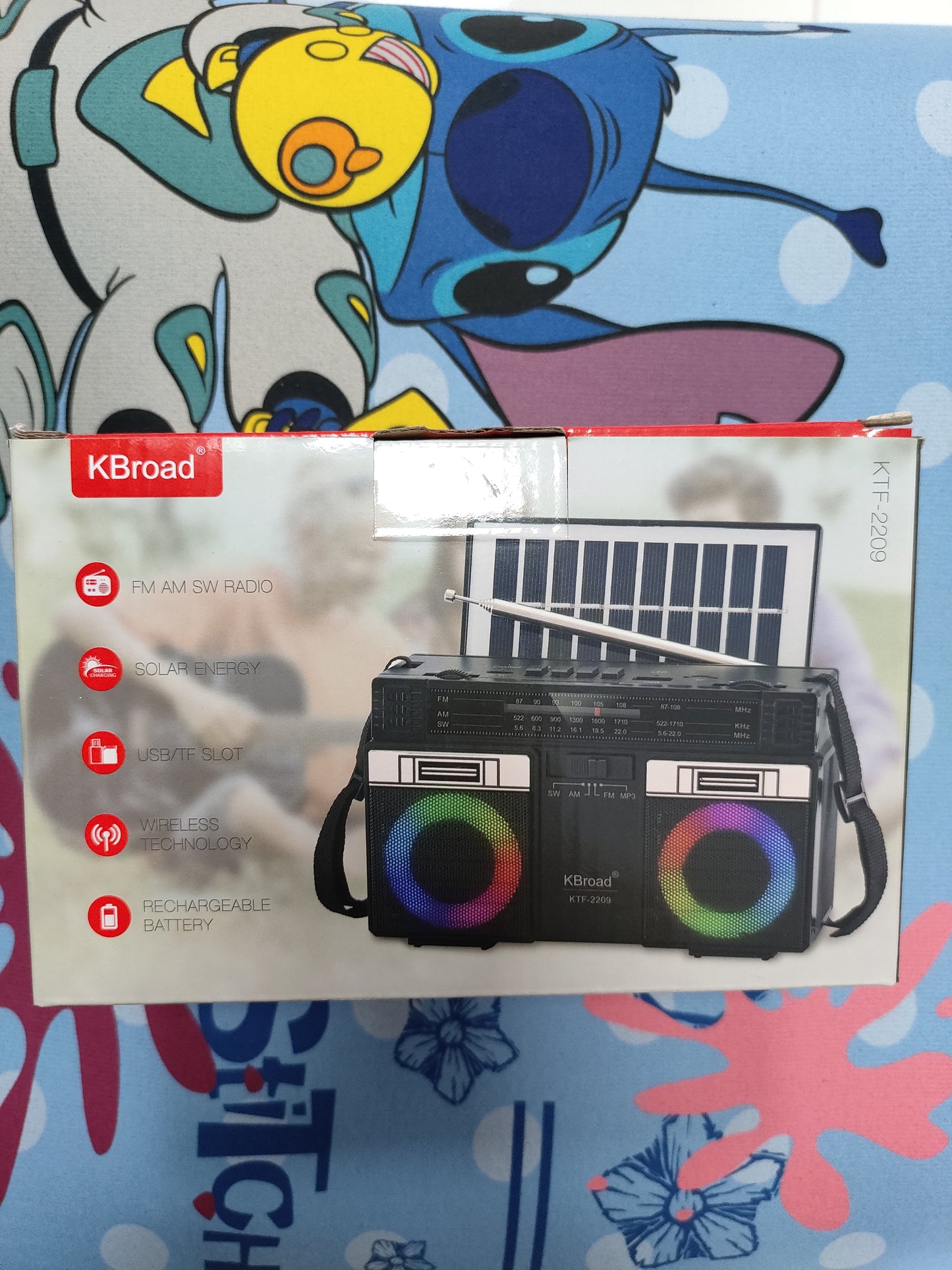 radio/ energia solar