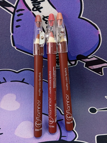 Lip liner matte color Flarnnor